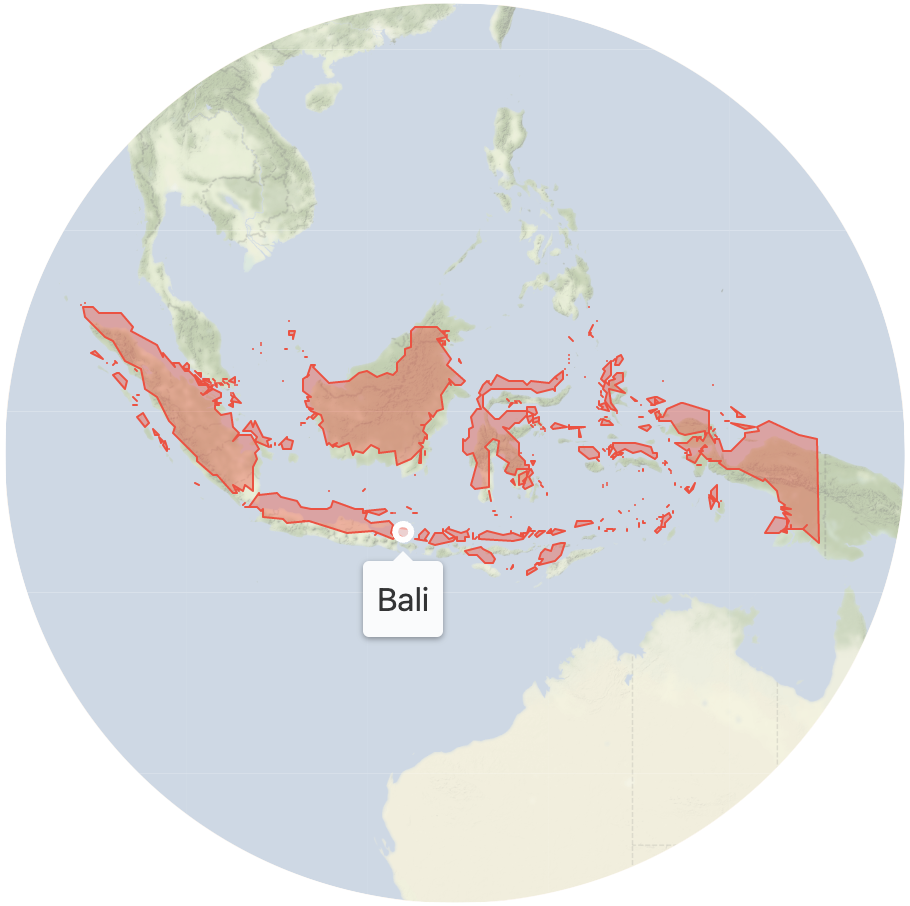 Bali Map Travel 